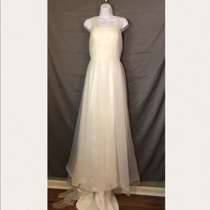 Simple White Wedding Dress